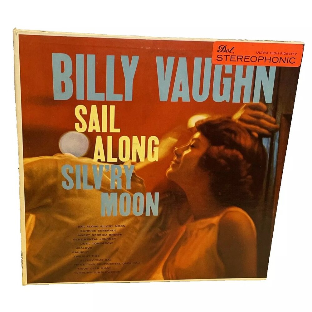 Billy Vaughn Sail Along Silv'ry Moon (Vinyl, 1959) Dot DLP 25,100 VG LP Record